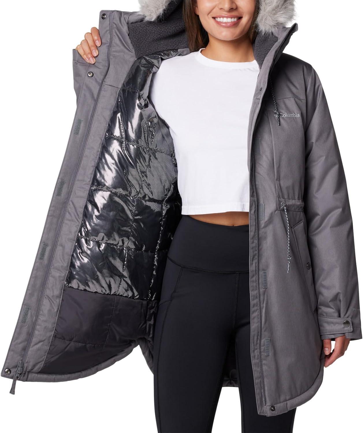 imageColumbia Womens Suttle Mountain II Mid Insulated JacketCity Grey