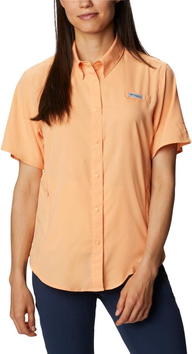 imageColumbia Womens Tamiami II Short Sleeve Shirt Light Juice Medium