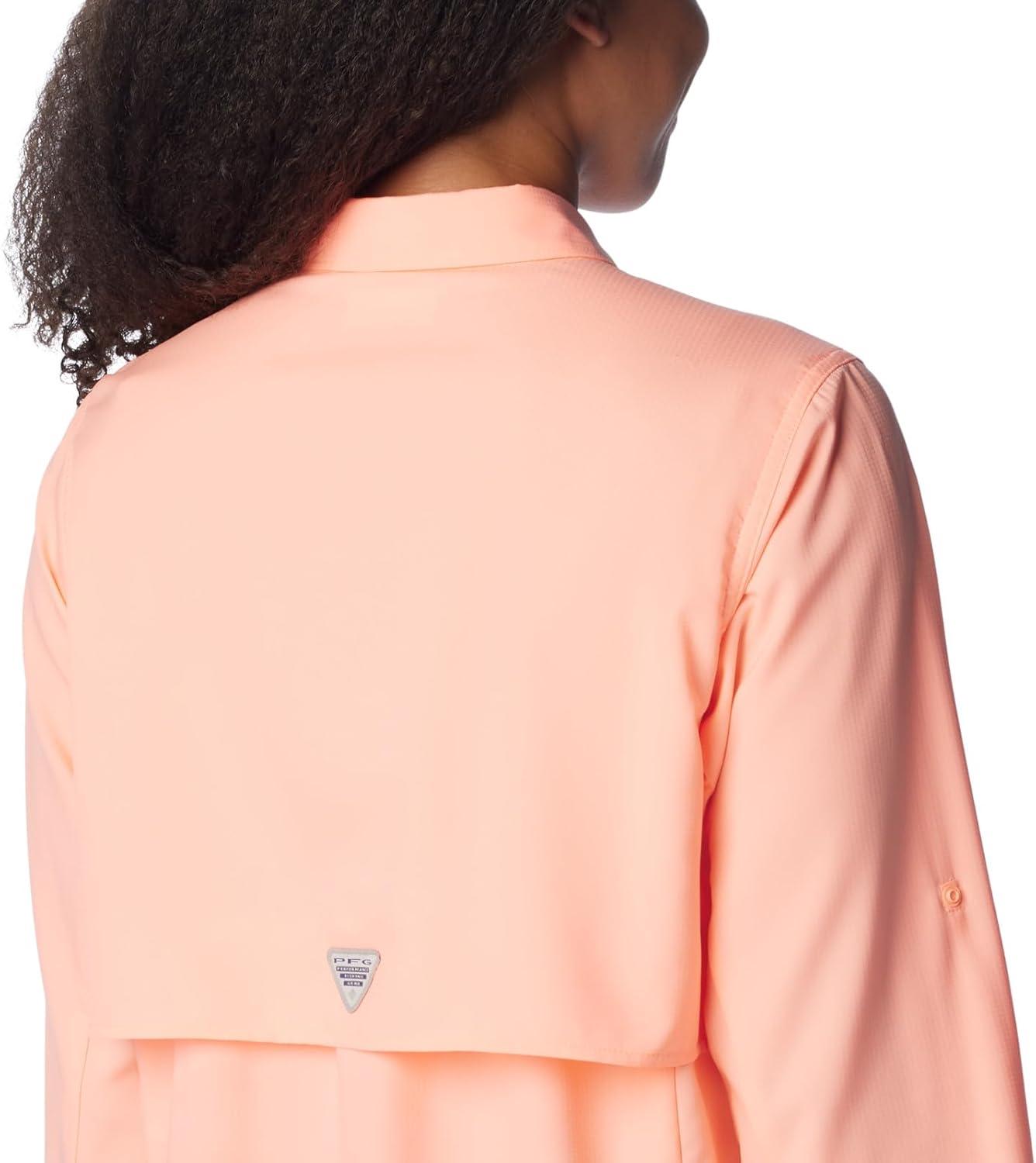 imageColumbia Womens Tamiami Long Sleeve TunicTiki Pink