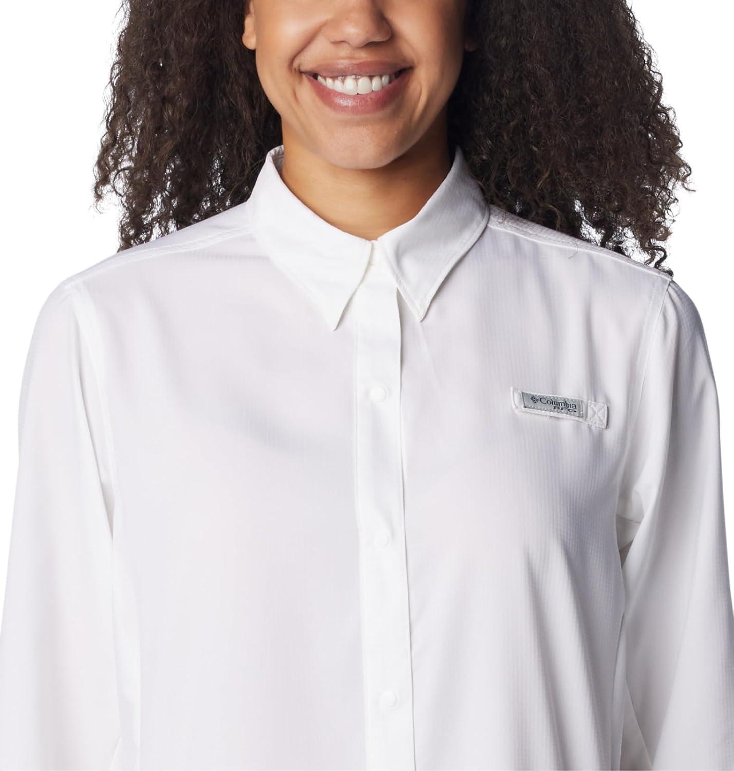 imageColumbia Womens Tamiami Long Sleeve TunicWhite
