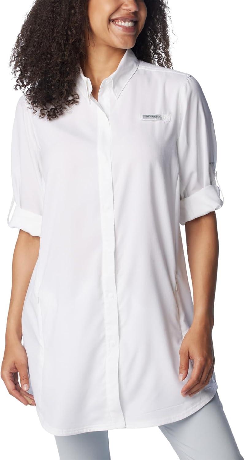imageColumbia Womens Tamiami Long Sleeve TunicWhite