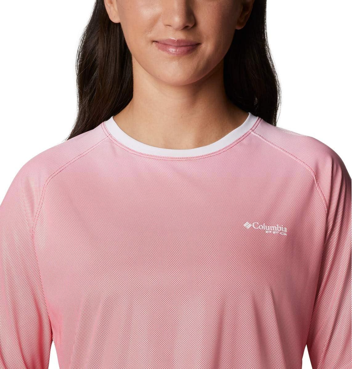 imageColumbia Womens Tidal Deflector Long SleeveRed Lily Gradient