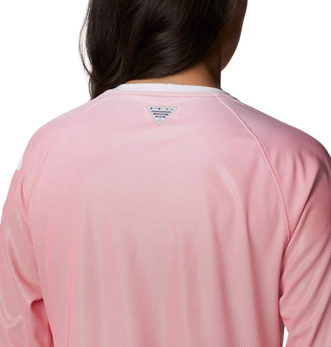 imageColumbia Womens Tidal Deflector Long SleeveRed Lily Gradient