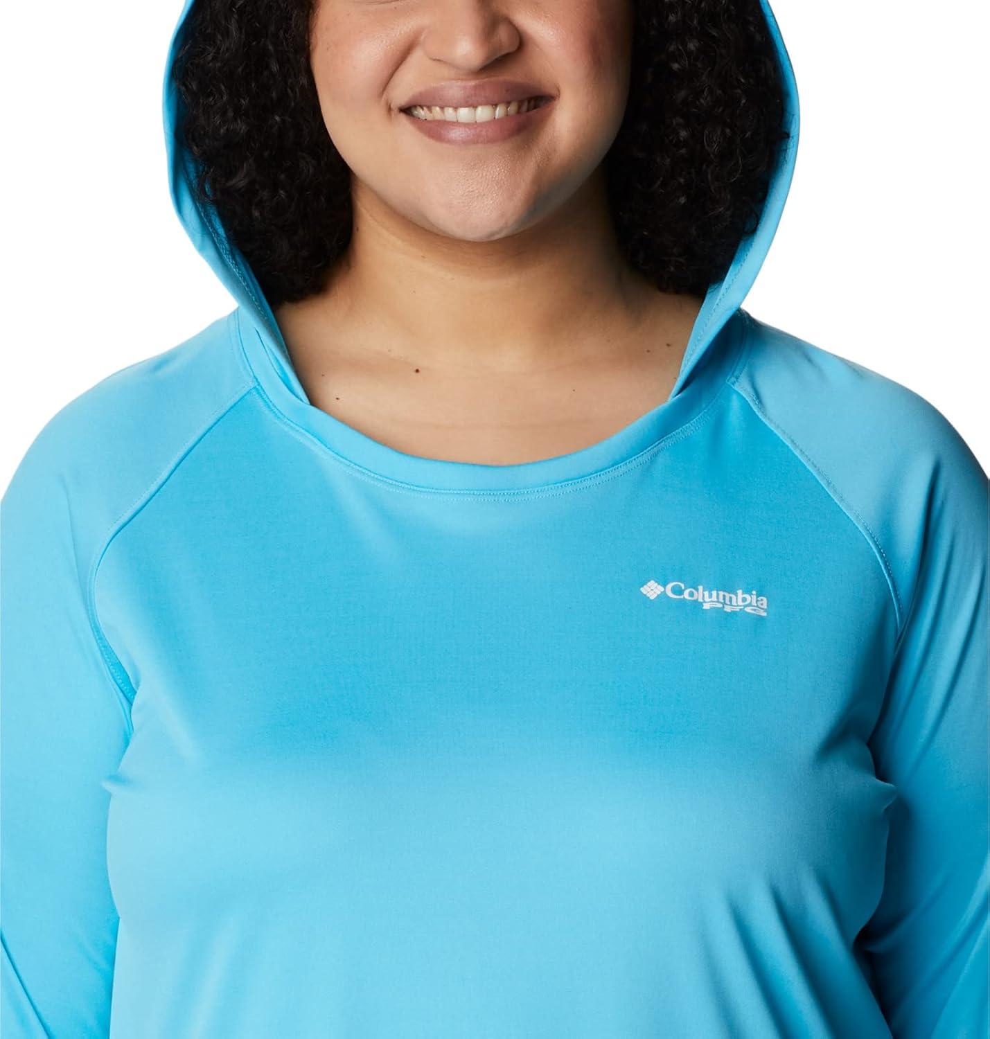 imageColumbia Womens Tidal Tee HoodieAtollWhite Logo