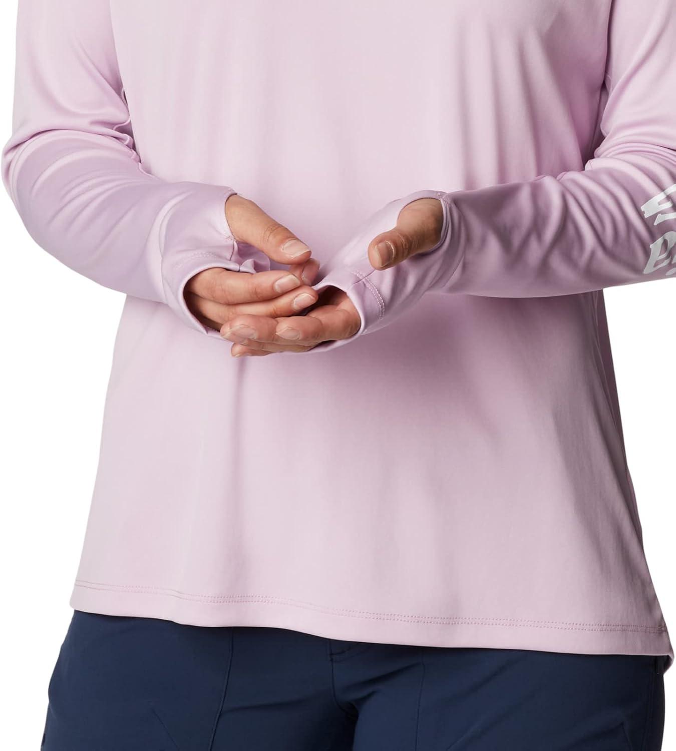 imageColumbia Womens Tidal Tee HoodieAuraWhite Logo