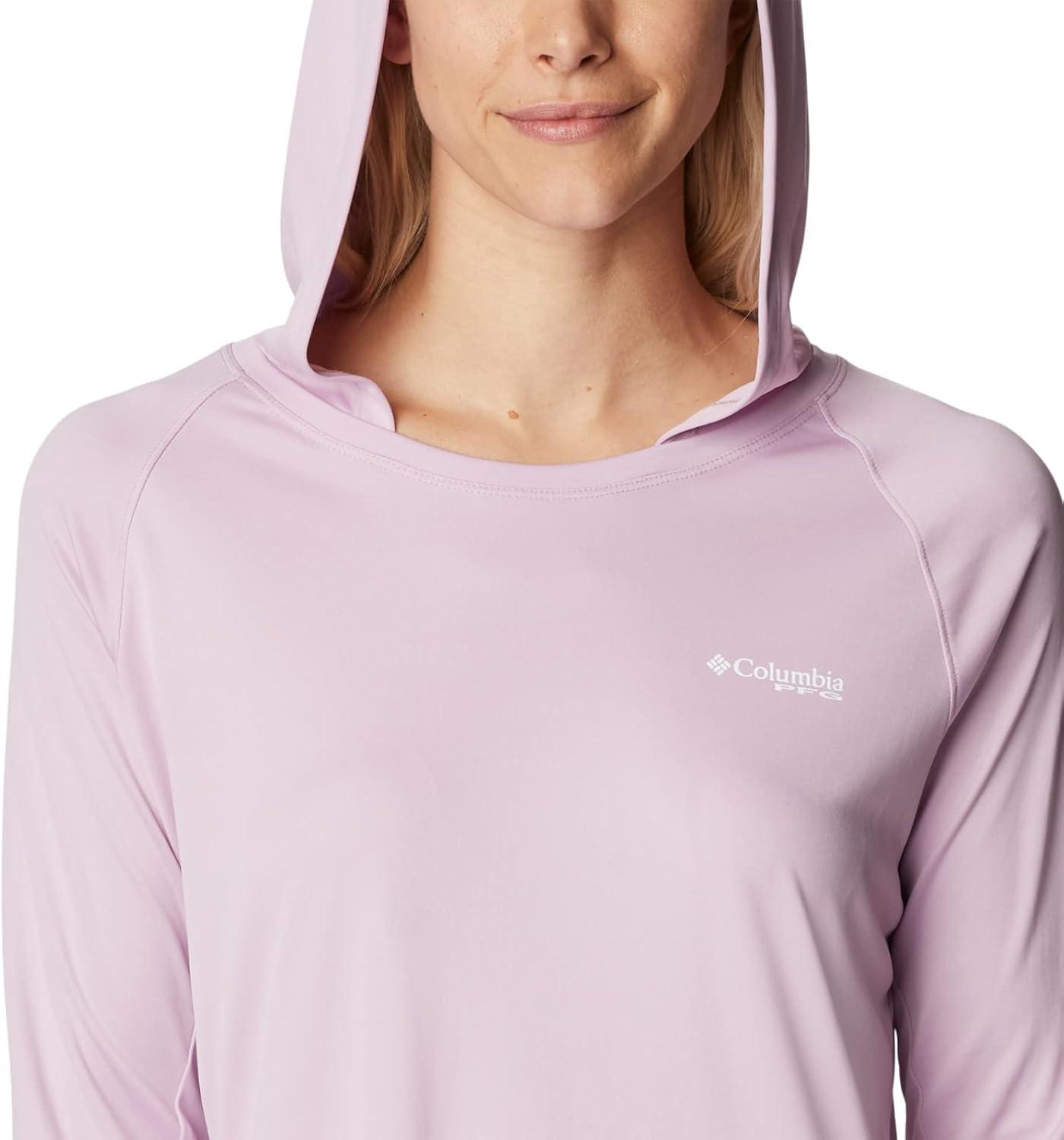 imageColumbia Womens Tidal Tee HoodieAuraWhite Logo