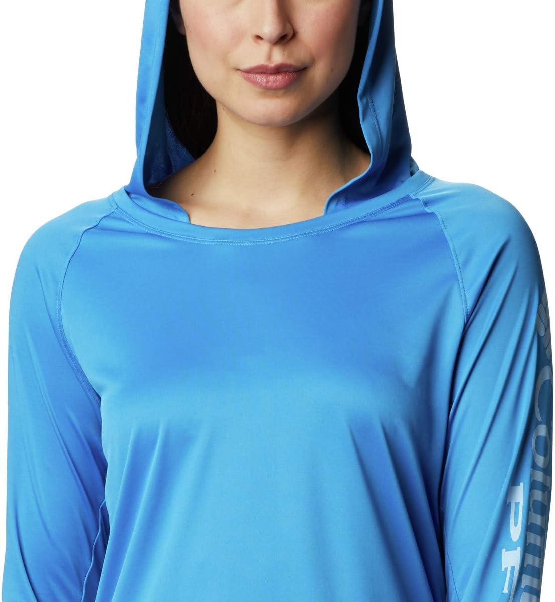 imageColumbia Womens Tidal Tee HoodieAzure BlueAir Logo