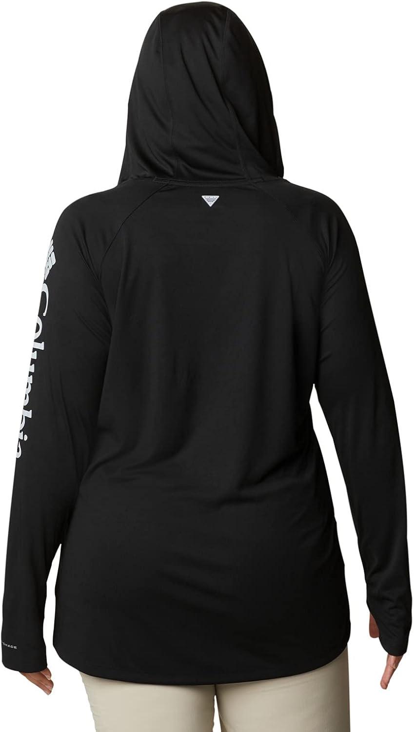 imageColumbia Womens Tidal Tee HoodieBlackCirrus Grey Logo