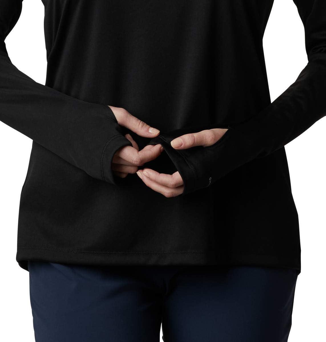 imageColumbia Womens Tidal Tee HoodieBlackCirrus Grey Logo