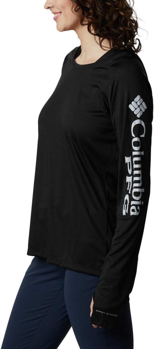 imageColumbia Womens Tidal Tee HoodieBlackCirrus Grey Logo