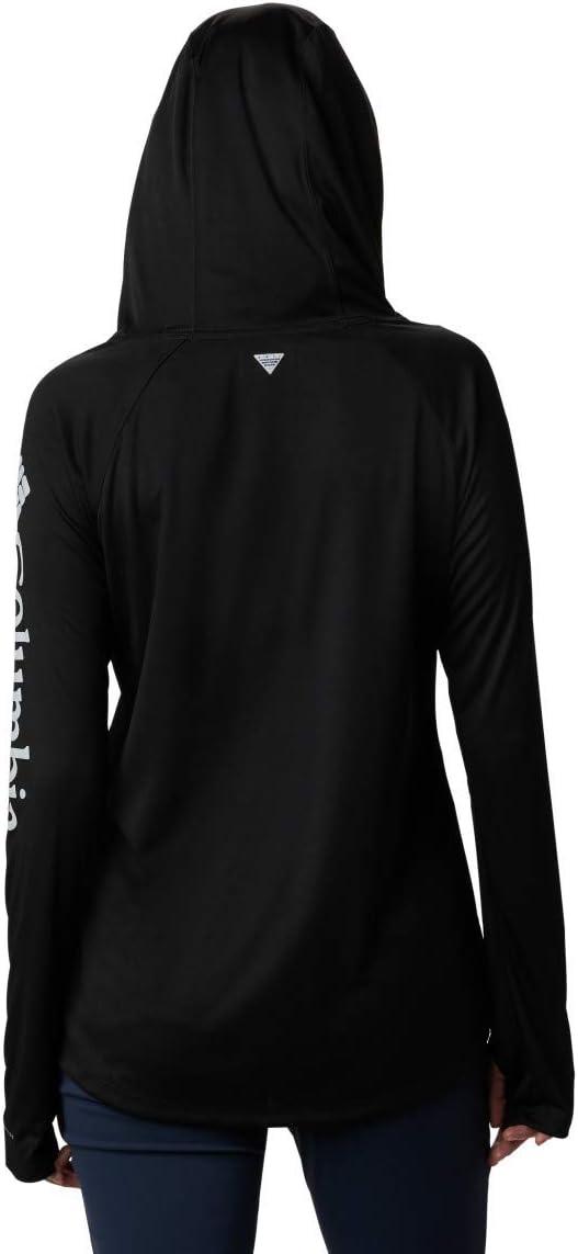 imageColumbia Womens Tidal Tee HoodieBlackCirrus Grey Logo