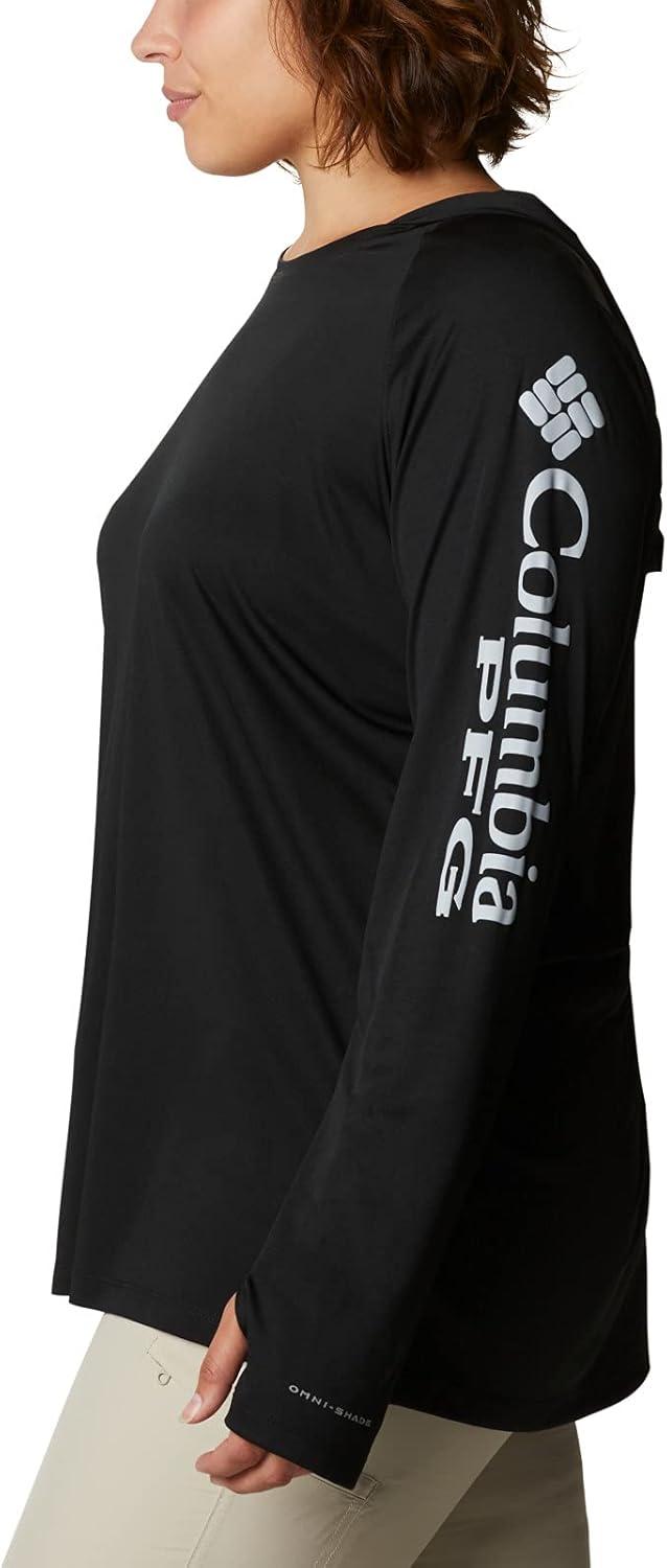imageColumbia Womens Tidal Tee HoodieBlackCirrus Grey Logo