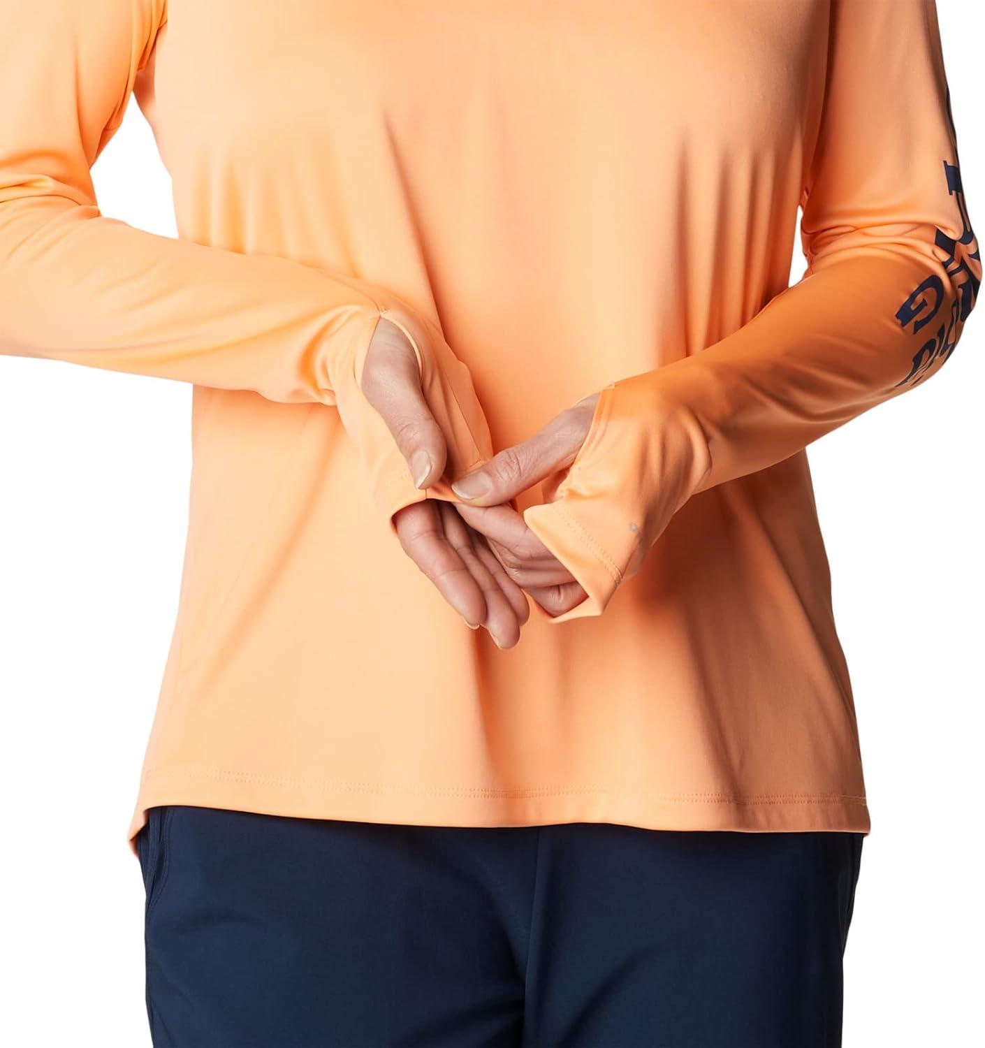 imageColumbia Womens Tidal Tee HoodieBright NectarCarbon Logo