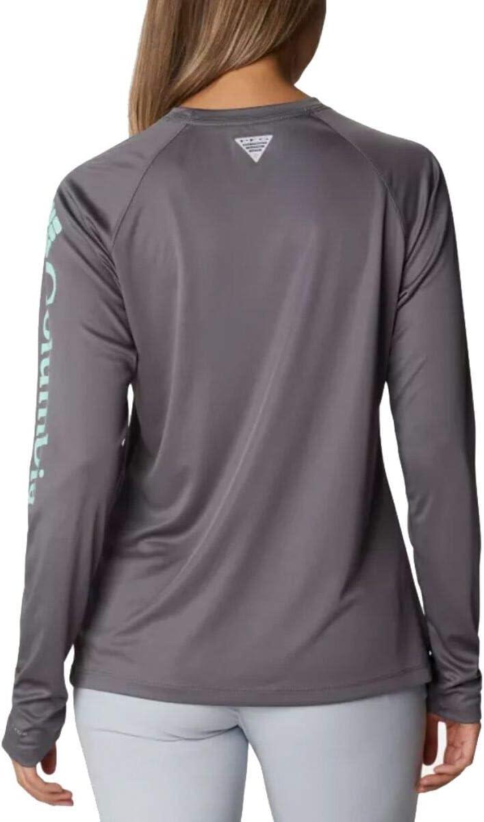 imageColumbia Womens Tidal Tee HoodieCity GreyMint Cay Logo
