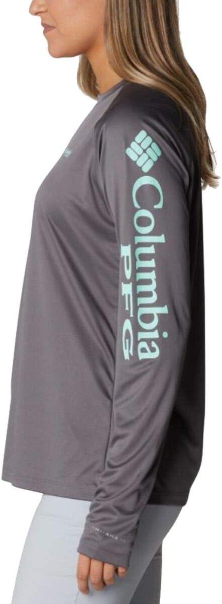 imageColumbia Womens Tidal Tee HoodieCity GreyMint Cay Logo