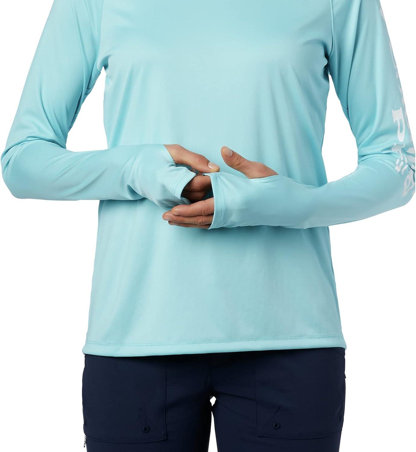 imageColumbia Womens Tidal Tee HoodieClear BlueWhite Logo
