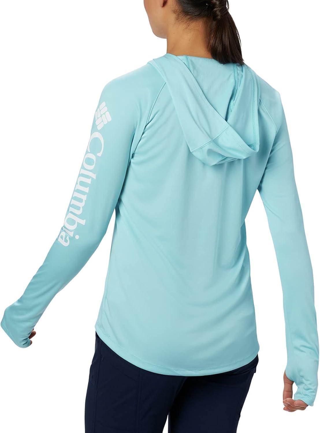 imageColumbia Womens Tidal Tee HoodieClear BlueWhite Logo
