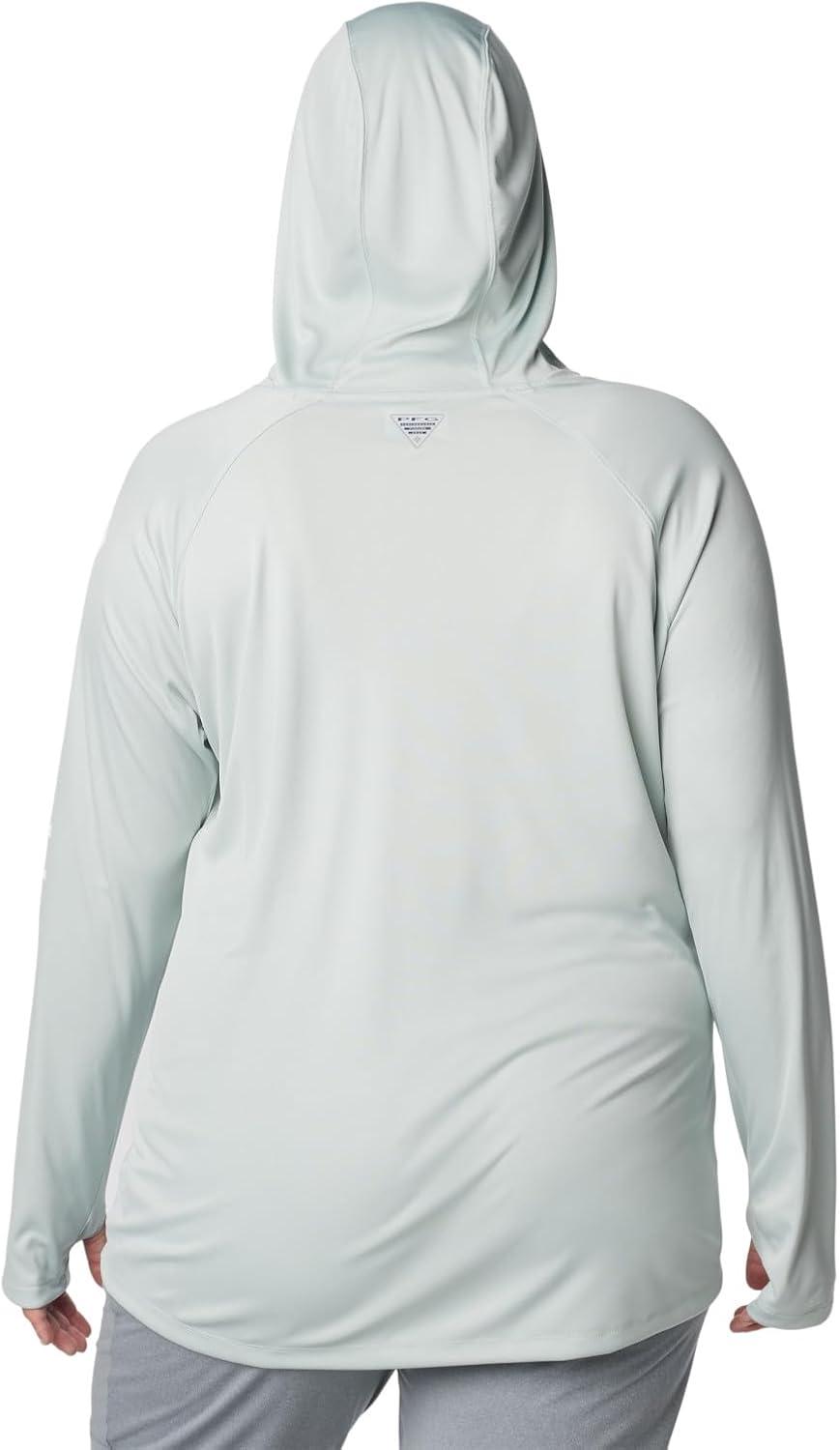 imageColumbia Womens Tidal Tee HoodieCool GreenWhite Logo
