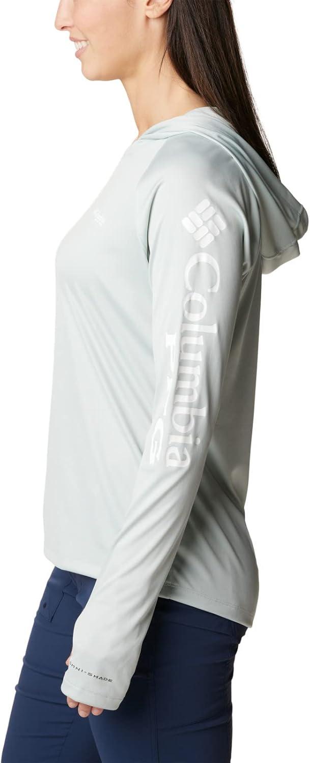 imageColumbia Womens Tidal Tee HoodieCool GreenWhite Logo