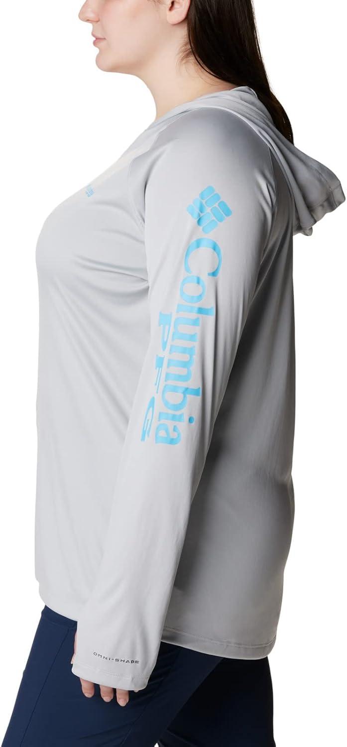 imageColumbia Womens Tidal Tee HoodieCool GreyRiptide Logo