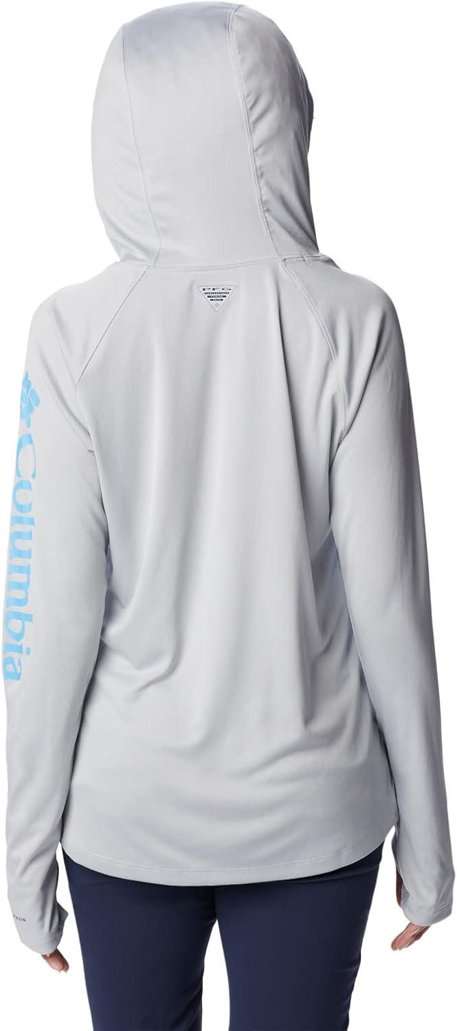 imageColumbia Womens Tidal Tee HoodieCool GreyRiptide Logo