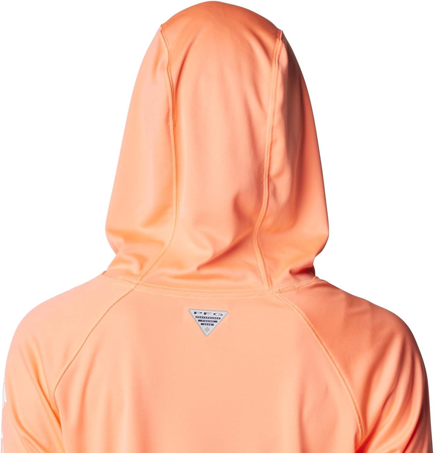 imageColumbia Womens Tidal Tee HoodieCoral GlowWhite Logo