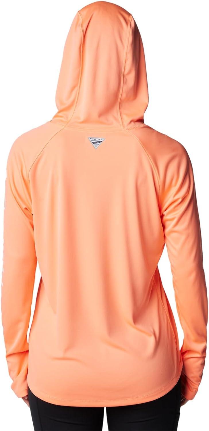 imageColumbia Womens Tidal Tee HoodieCoral GlowWhite Logo