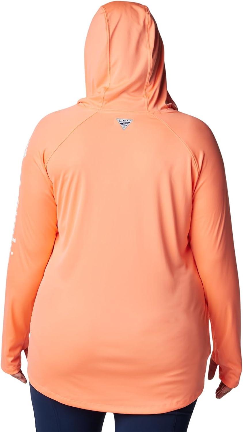 imageColumbia Womens Tidal Tee HoodieCoral GlowWhite Logo