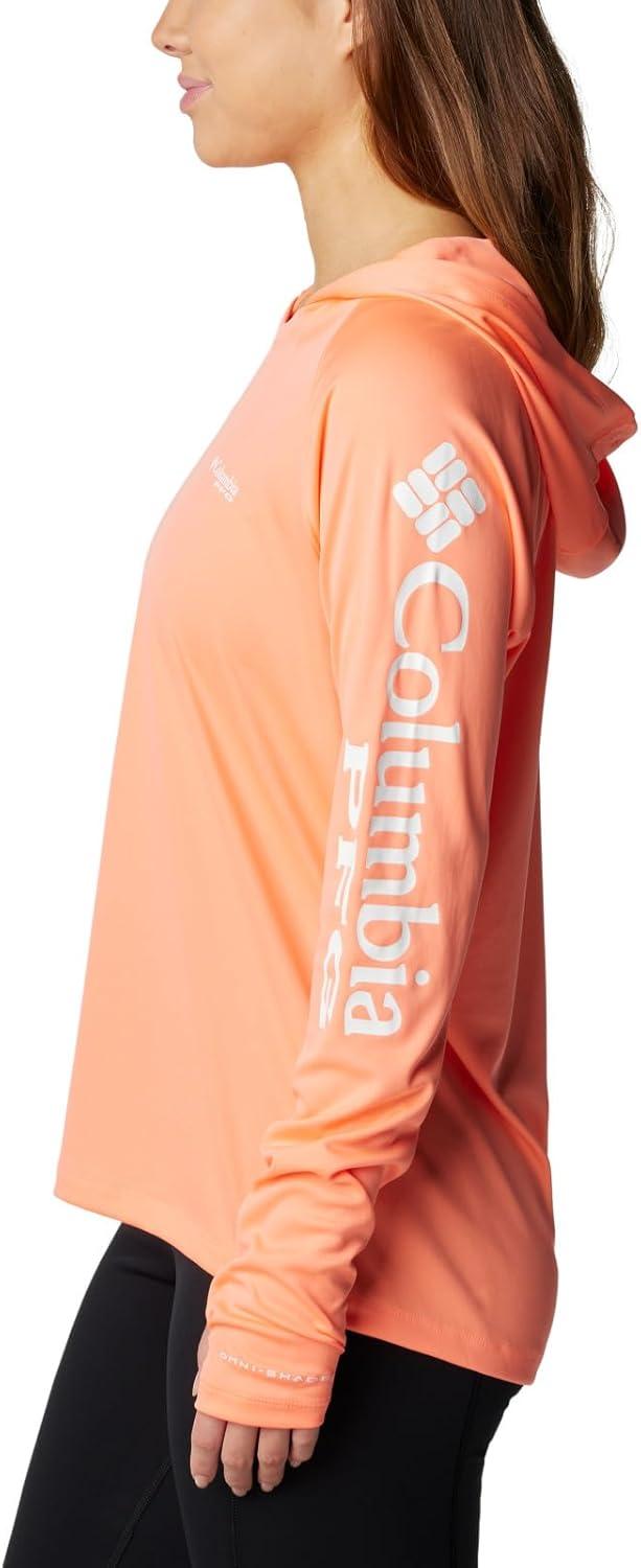 imageColumbia Womens Tidal Tee HoodieCoral GlowWhite Logo