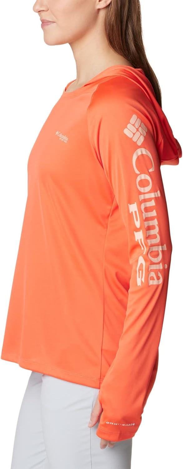 imageColumbia Womens Tidal Tee HoodieCorangeLight Coral Logo