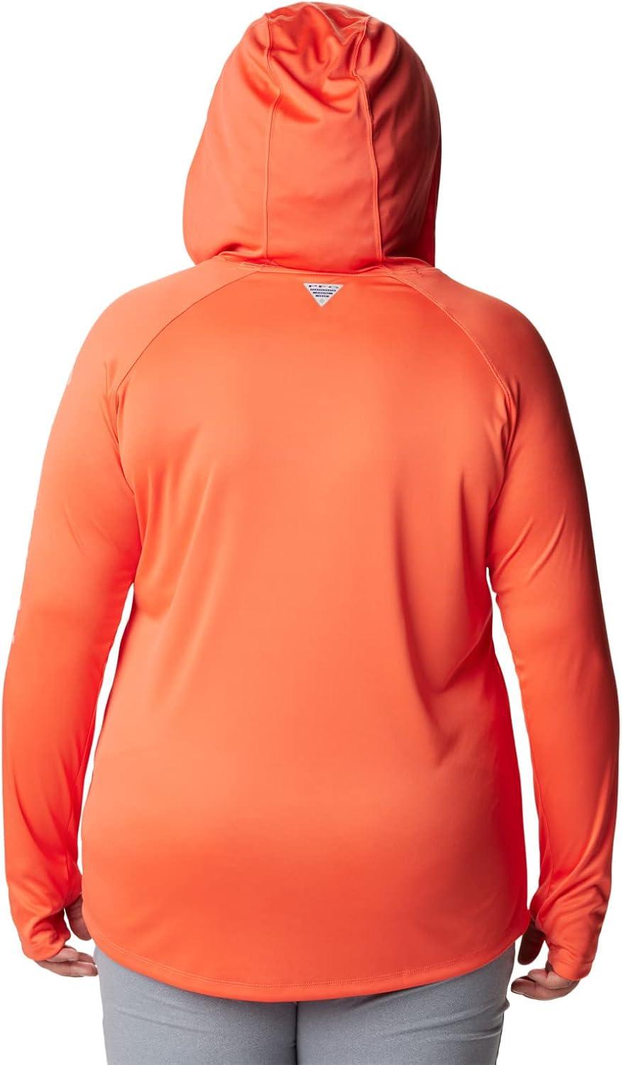 imageColumbia Womens Tidal Tee HoodieCorangeLight Coral Logo
