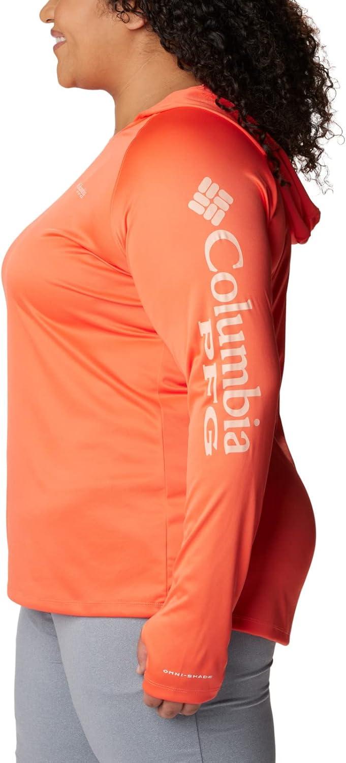 imageColumbia Womens Tidal Tee HoodieCorangeLight Coral Logo