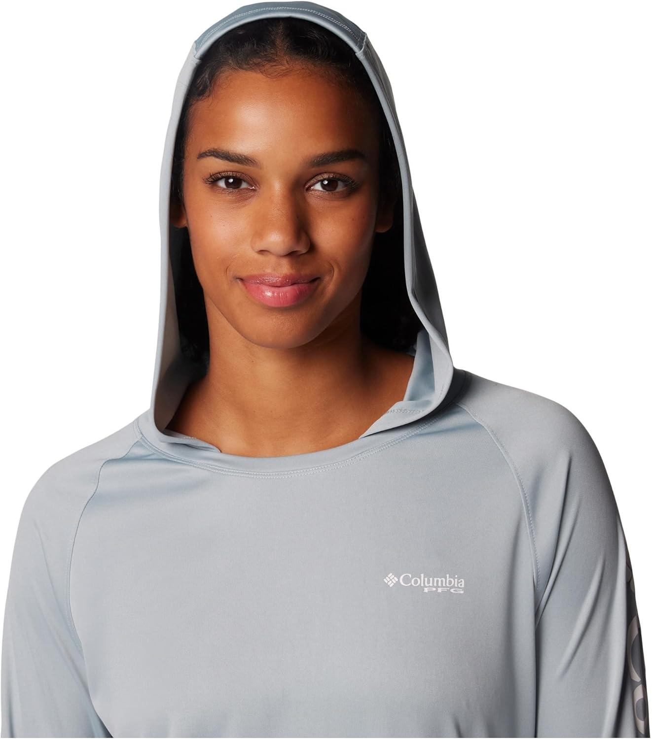 imageColumbia Womens Tidal Tee HoodieCrushed BlueWhite Logo