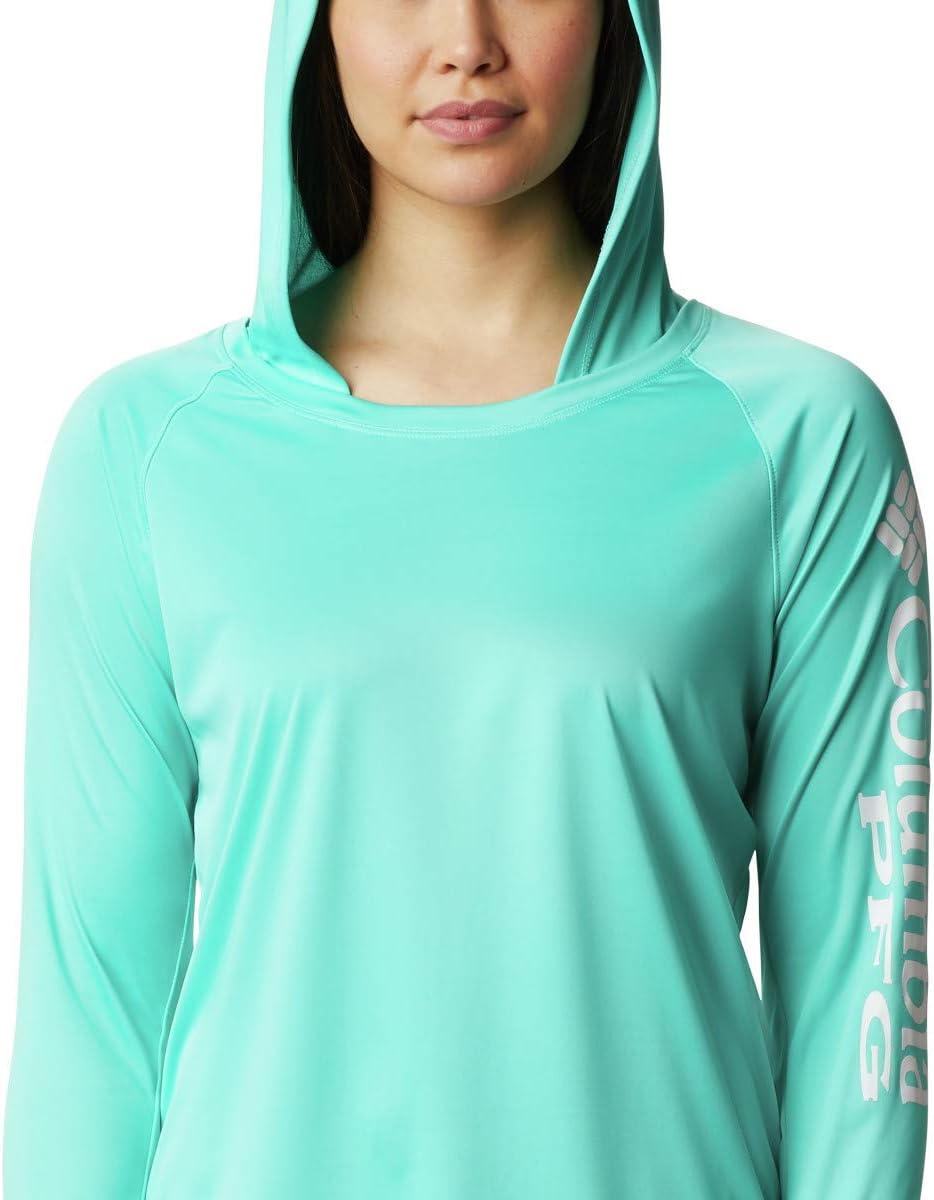 imageColumbia Womens Tidal Tee HoodieDolphinWhite Logo