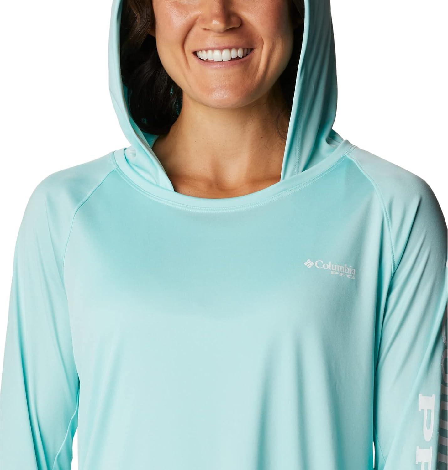 imageColumbia Womens Tidal Tee HoodieGulf StreamWhite Logo