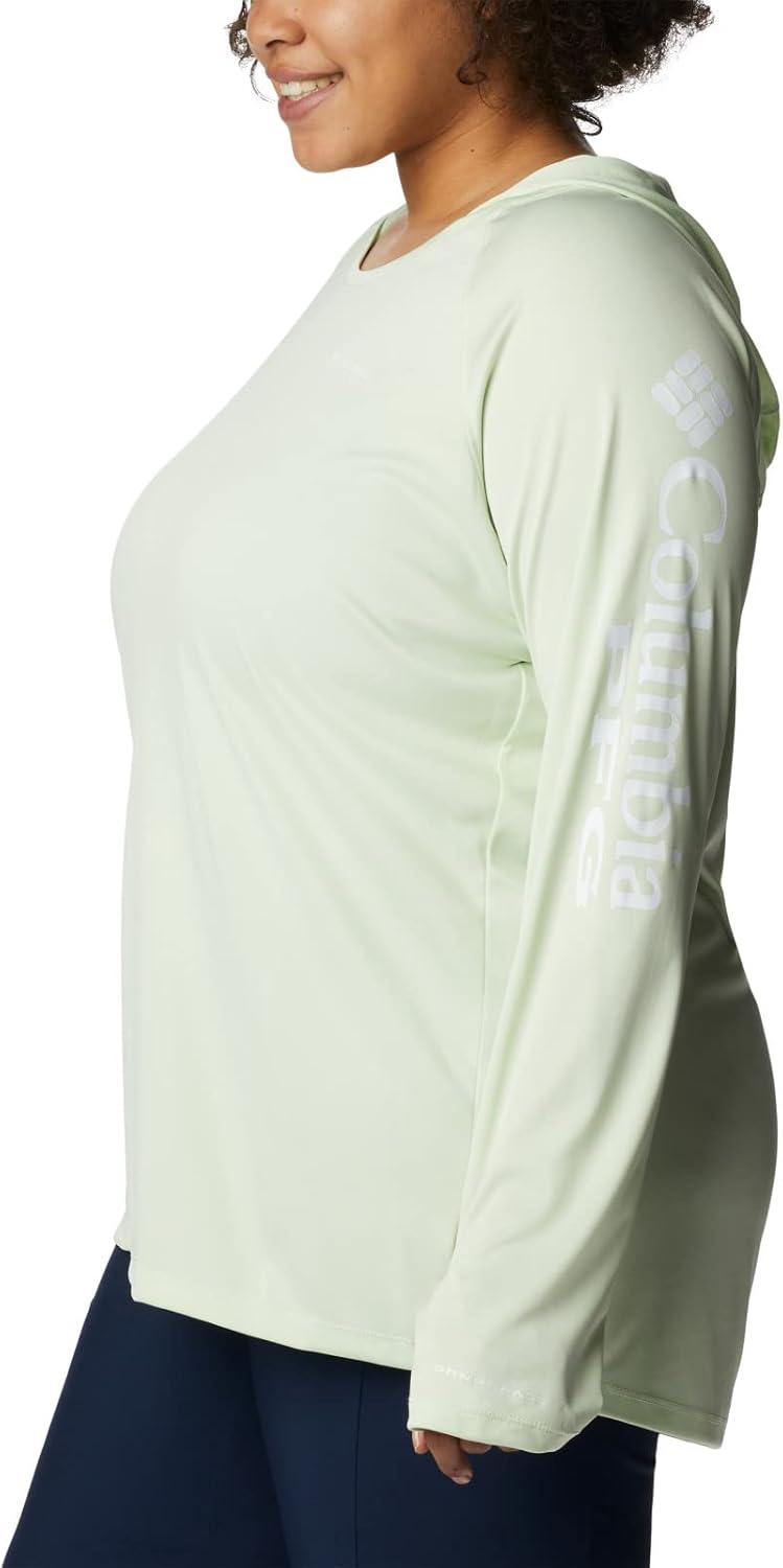 imageColumbia Womens Tidal Tee HoodieLight LimeWhite Logo