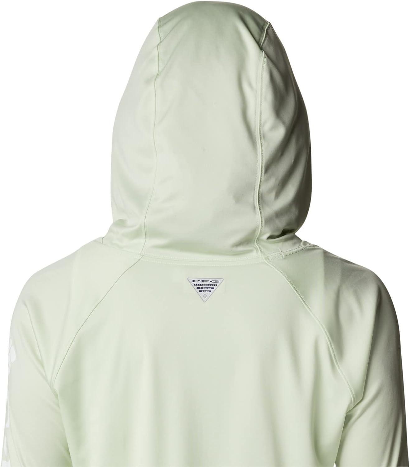 imageColumbia Womens Tidal Tee HoodieLight LimeWhite Logo
