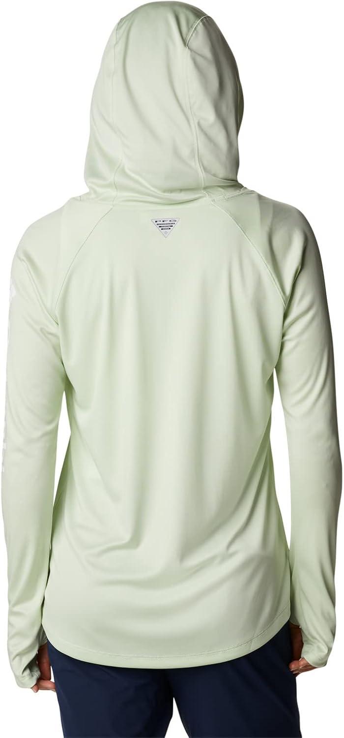 imageColumbia Womens Tidal Tee HoodieLight LimeWhite Logo