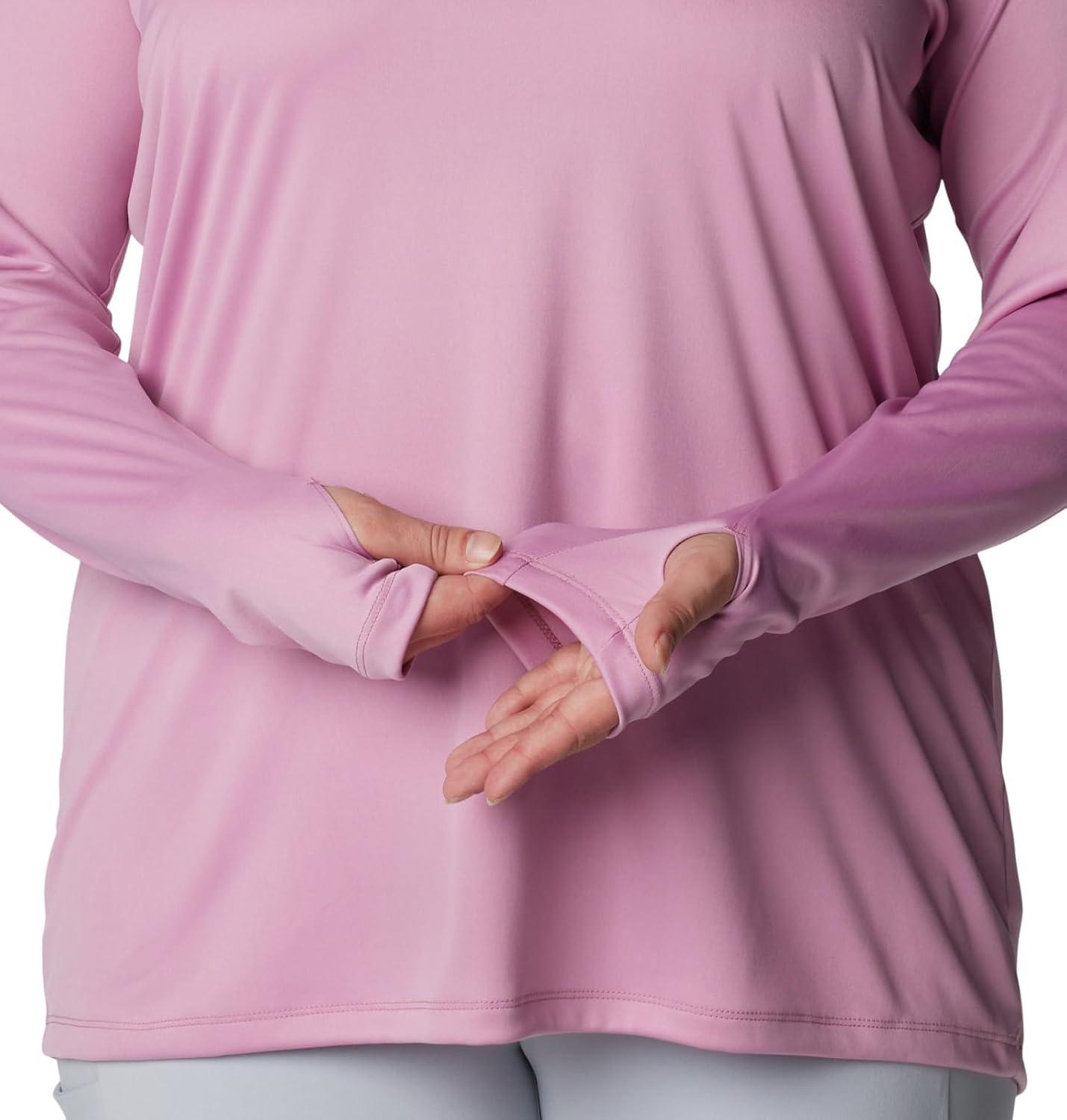imageColumbia Womens Tidal Tee HoodieMinuetTiki Pink Logo