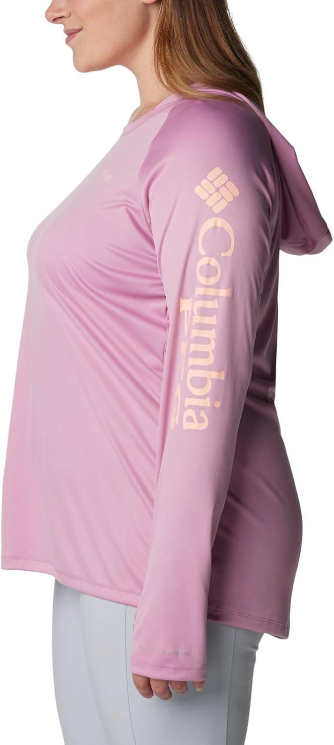 imageColumbia Womens Tidal Tee HoodieMinuetTiki Pink Logo