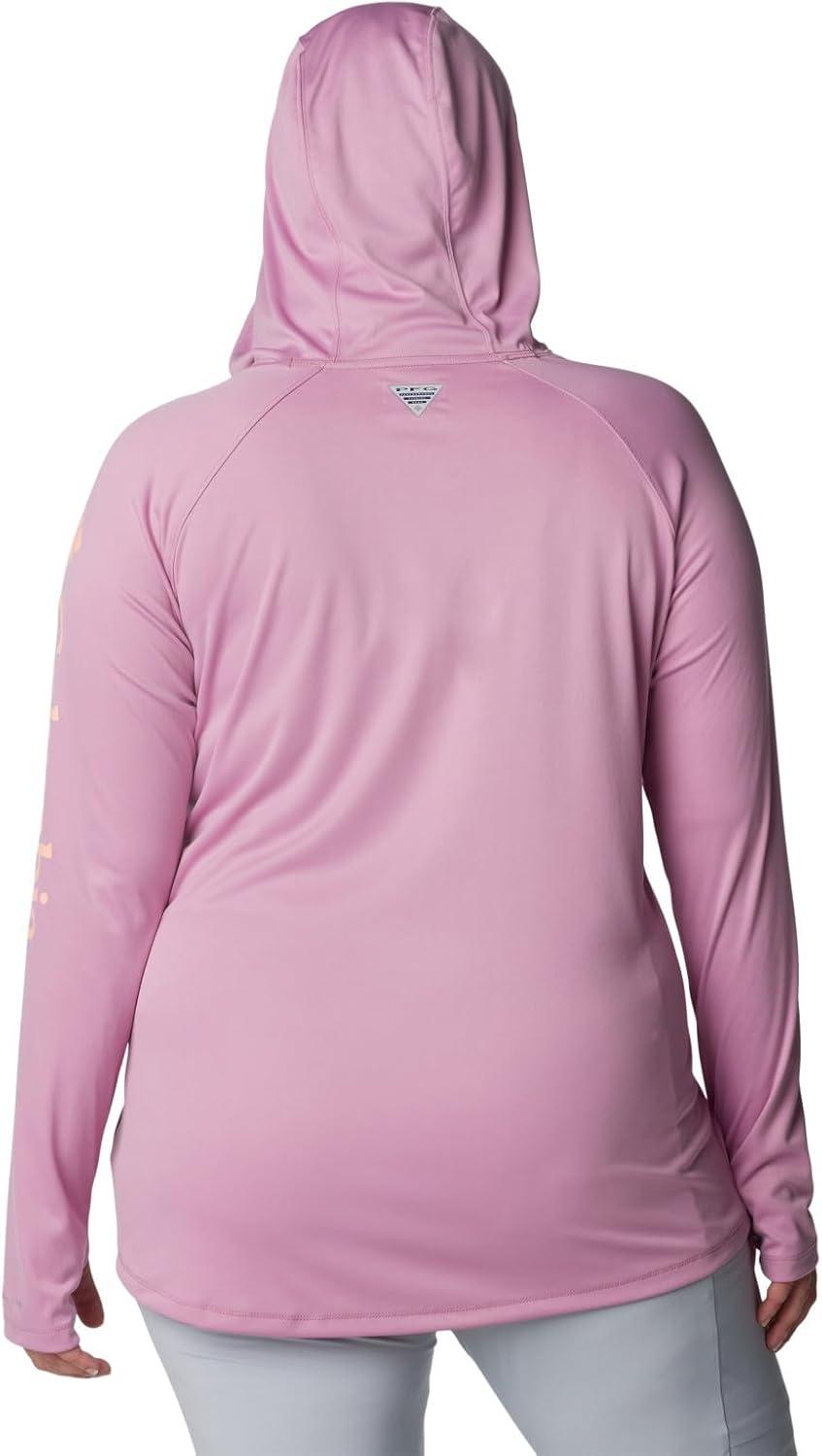 imageColumbia Womens Tidal Tee HoodieMinuetTiki Pink Logo