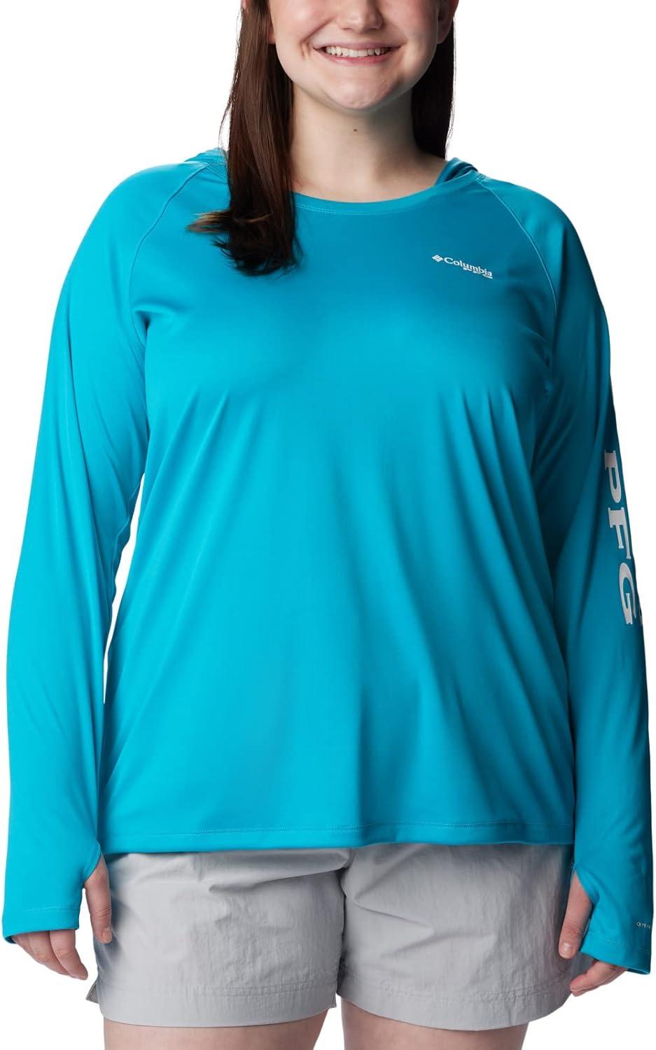 imageColumbia Womens Tidal Tee HoodieOcean TealWhite Logo