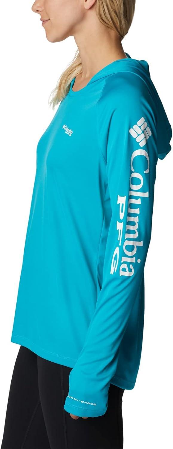 imageColumbia Womens Tidal Tee HoodieOcean TealWhite Logo