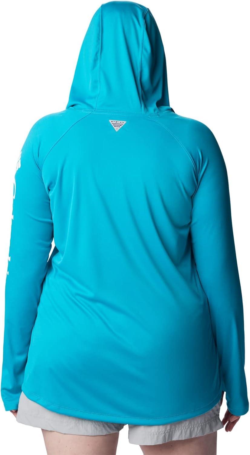 imageColumbia Womens Tidal Tee HoodieOcean TealWhite Logo