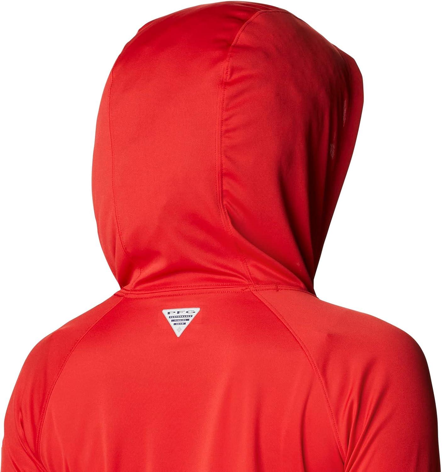 imageColumbia Womens Tidal Tee HoodieRed SparkWhite Logo