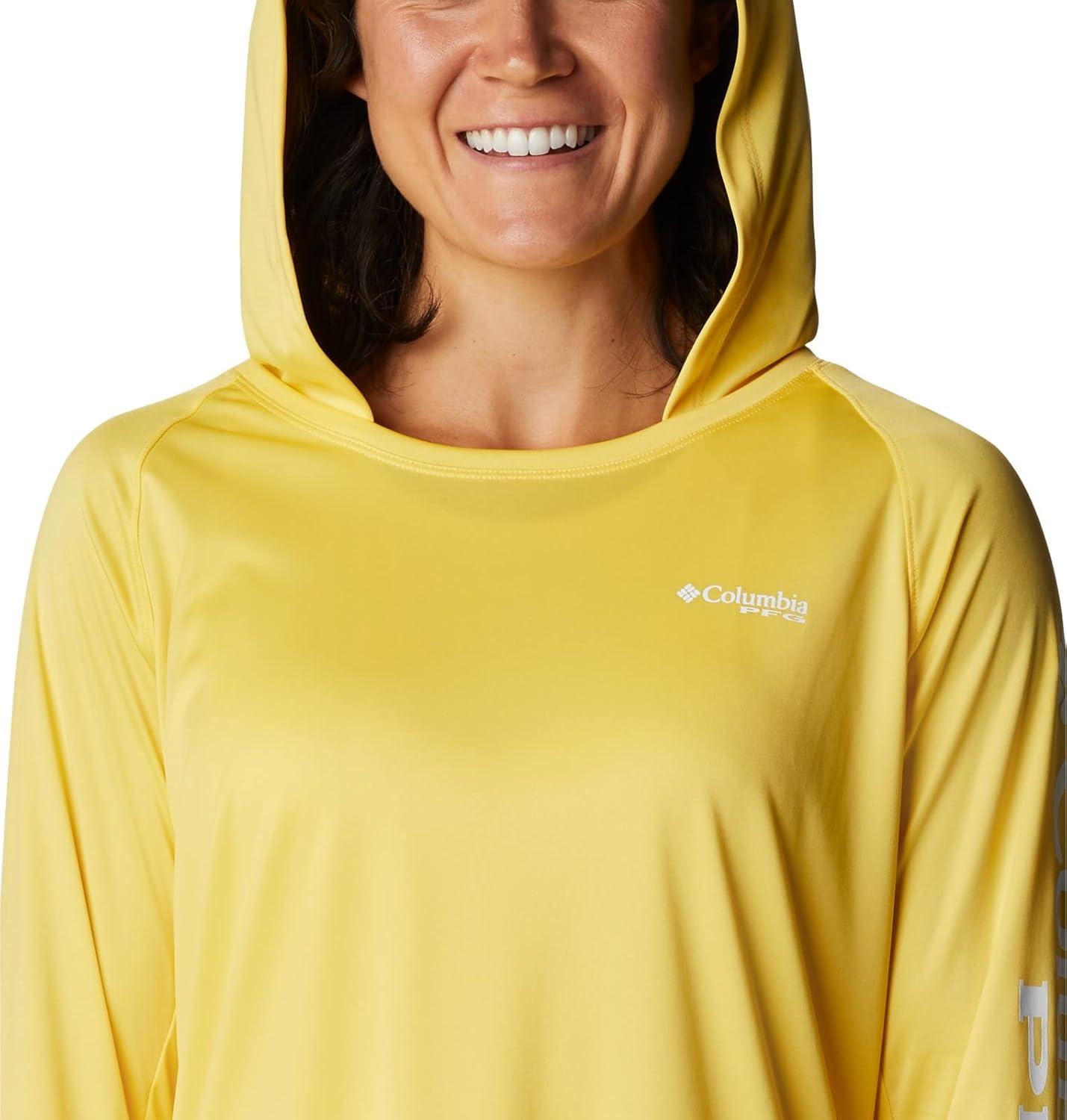 imageColumbia Womens Tidal Tee HoodieSun GlowWhite Logo