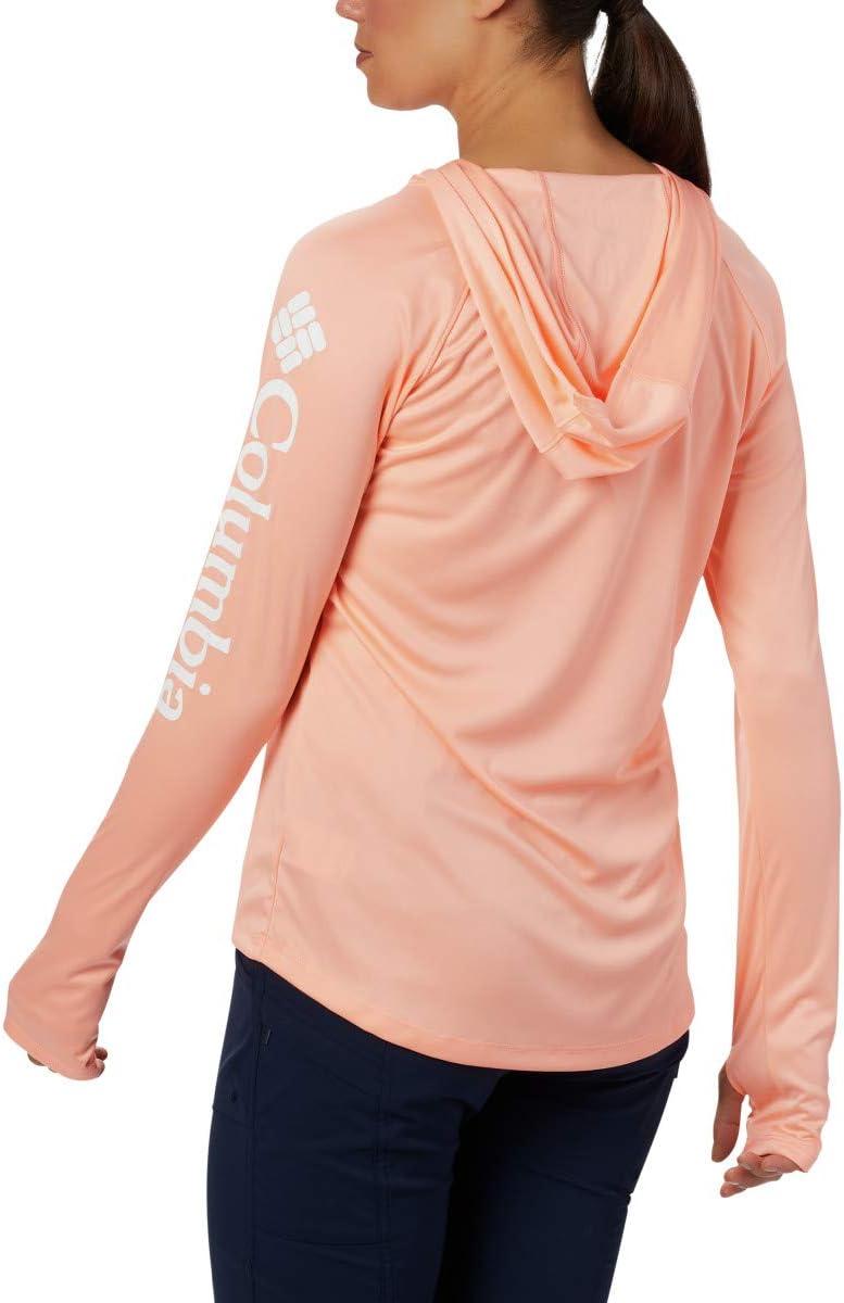 imageColumbia Womens Tidal Tee HoodieTiki PinkWhite Logo