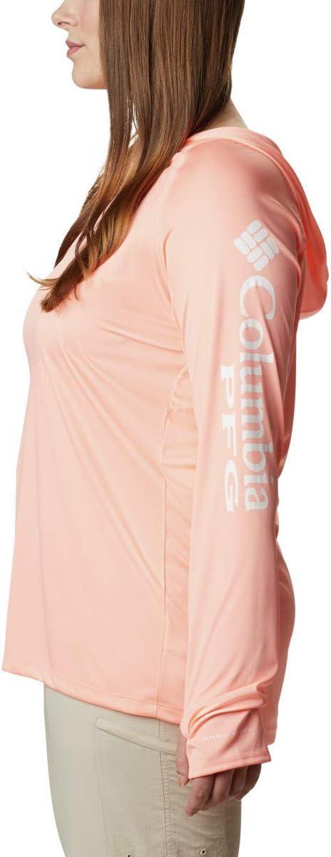 imageColumbia Womens Tidal Tee HoodieTiki PinkWhite Logo