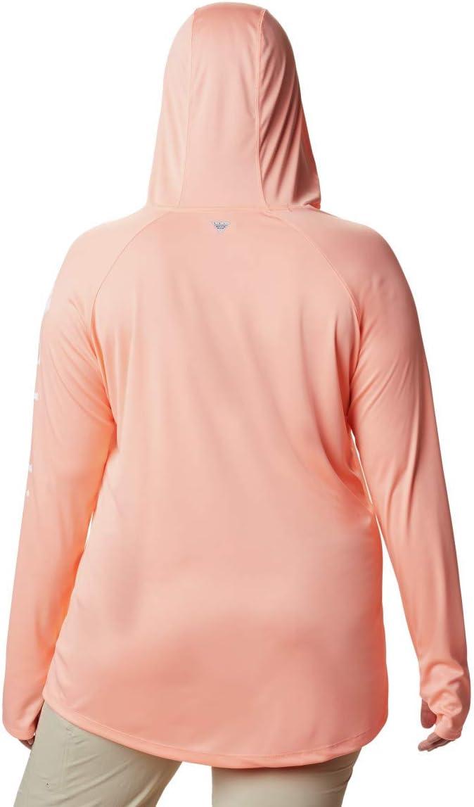 imageColumbia Womens Tidal Tee HoodieTiki PinkWhite Logo