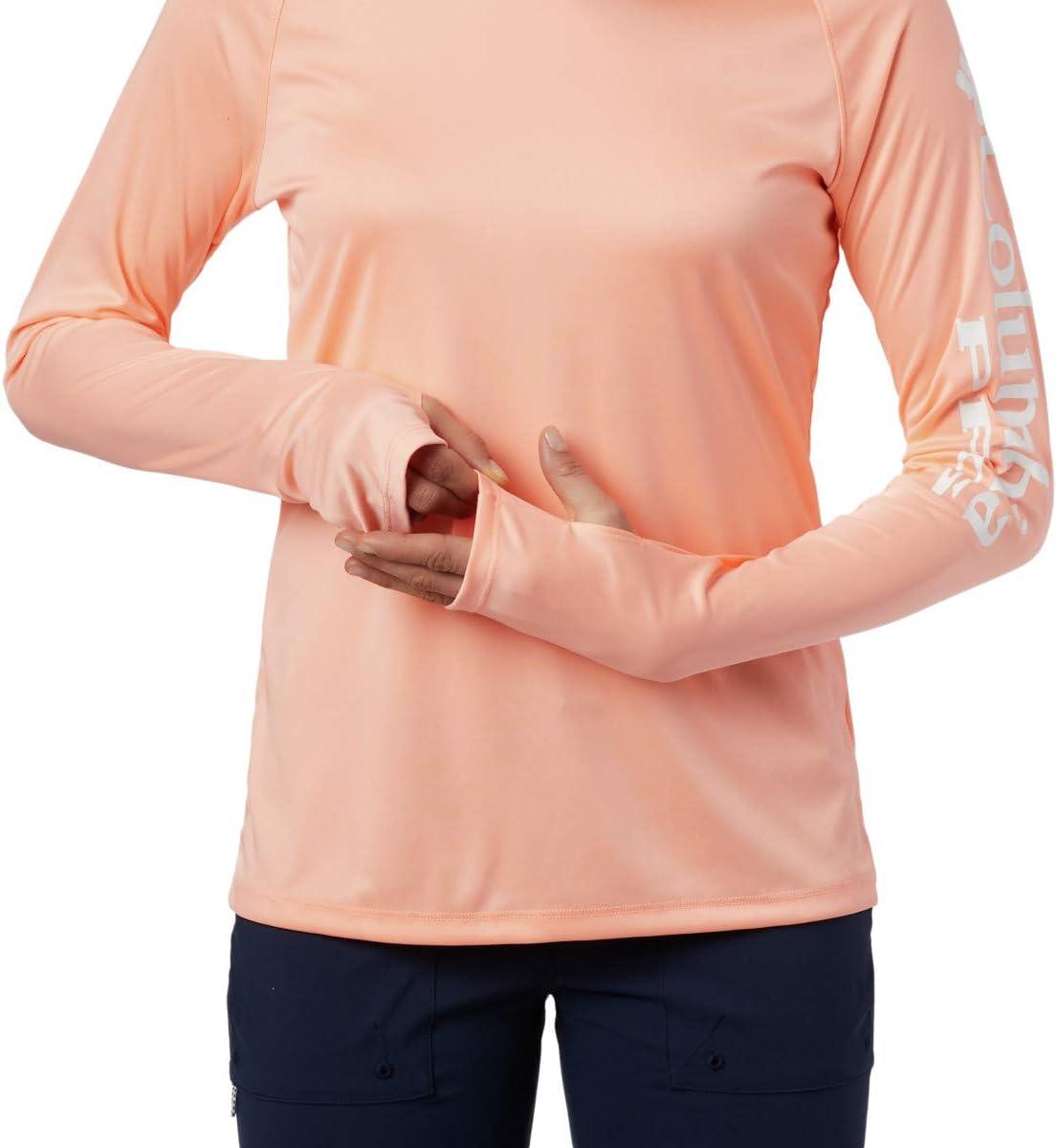 imageColumbia Womens Tidal Tee HoodieTiki PinkWhite Logo